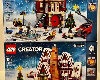 Lego Creator Winter Village & Gingerbread House (open box)