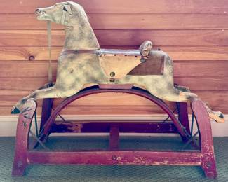 Antique Childs Glider/Rocking Horse