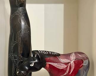 Hand Carved Soapstone Figures