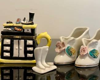 Porcelain Shoe Decor