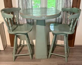 Vintage Pub Table & Chairs