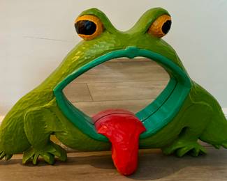 Frog Mirror, Signed