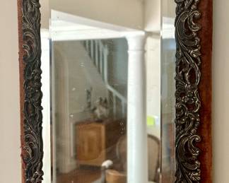 Sterling Silver & Velvet Mirror
