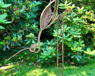 Reclaimed Wire Garden Statue