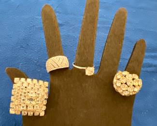 Rhinestone Rings