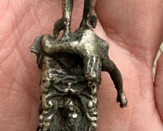 800 Silver Monogram Wax Seal, Perseus with Head of Medusa