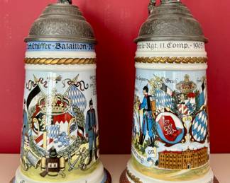 Beer Steins (Made in Western Germany)