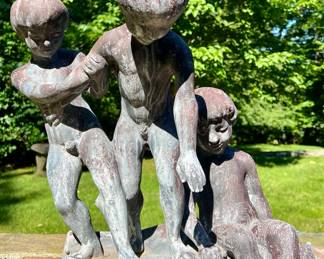 Heavy Cherub Garden Ornament