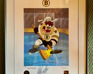Autographed Ray Bourque "Slapshot"