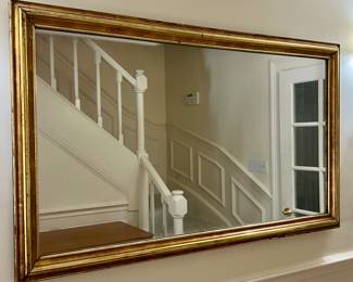 Gold Gilt Rectangular Mirror