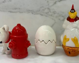 Vintage Whimsical Salt & Pepper Shakers