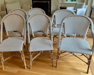 Serena & Lily Riviera Rattan Chairs