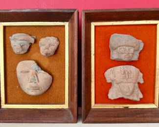 Framed Ancient Pottery Shards