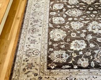 Wool Rug (brown, tan) - 8'2" x 10' 1"