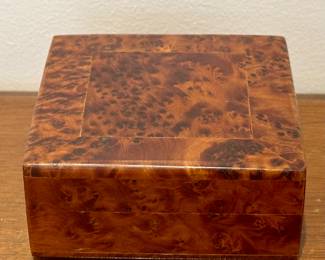 Burled Wood Box