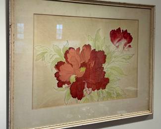 Framed Floral Watercolor