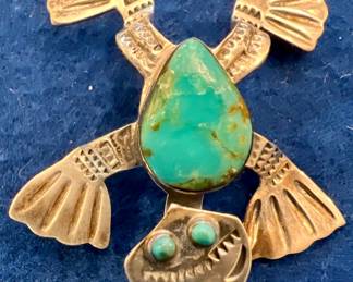 Navajo Frog Pin