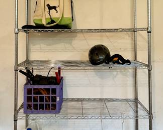 (4) Wire Storage Shelves 
