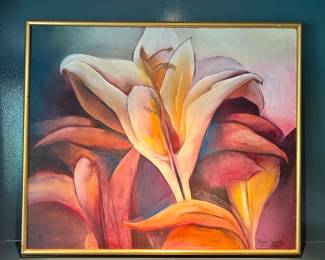 Oil on Canvas, Signed Elinor Leach