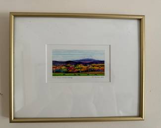 "First Snow, Camels Hump" Giclee, Signed D. Holmes