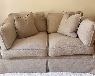 Small Loveseat with Heavy Duty Fabric