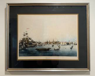 Framed "Boston" Print