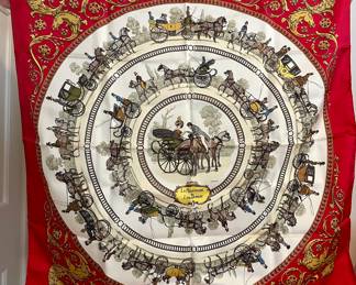 Hermes La Promenade De Longchamps Scarf