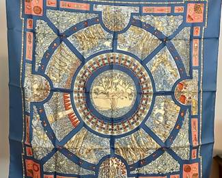 Hermes Le Songe de Poliphile Scarf