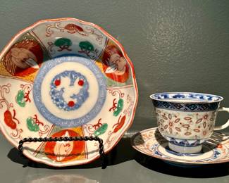 Imari Plate & Teacup 