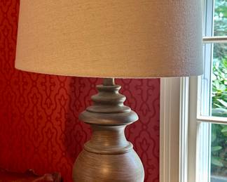 Decorative Lamp with Linen Shade