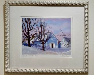 Blue Born, Winter 43/250 Signed Phyllis Chase