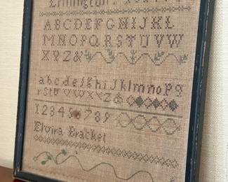 Antique Sampler, Elvira Bracket