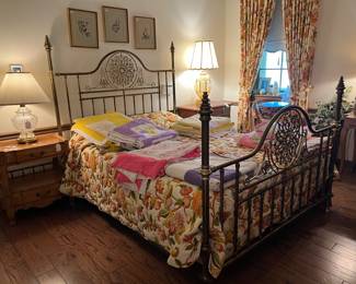 Fabulous King Size Brass Bed