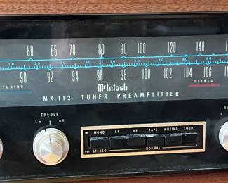 McIntosh MX112 Tuner PreAmp