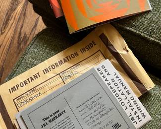 Original documents and brochures