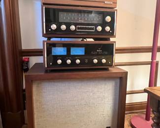 WELCOME: Sale includes some vintage audiophile equipment!