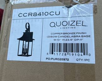 Pair of never opened light fixtures