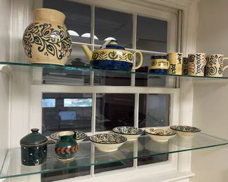 Lots of Pottery and Glassware Throughout