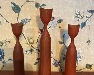 MCM Danish Candlesticks - quite rare