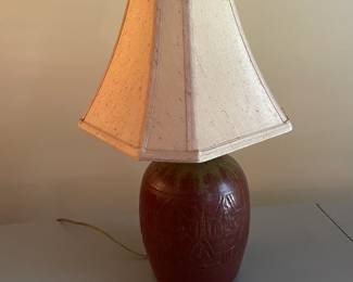 Unique Pottery Lamp