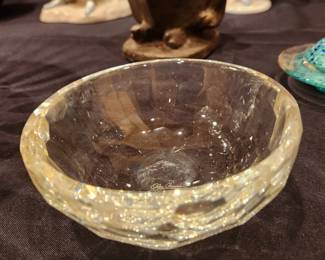 Oleg Cassini crystal bowl