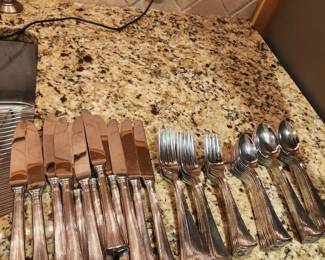 stainless flatware set