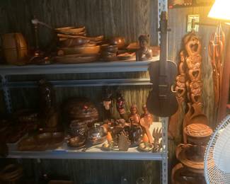 Decorative and Useful Wood Items  Some glass items as well 