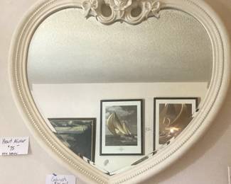 Large Decorative Heart Mirror