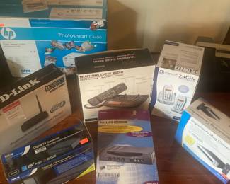 Many Different Items - New HP Printer, Phones, Router, etc. 