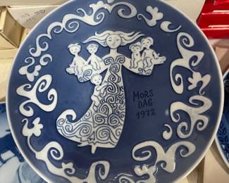 Huge Collection of Royal Copenhagne Mothers Day Plates
