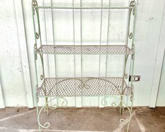 Vintage mid-century metal outdoor furniture