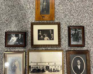 Lower Level:  Need a new ancestor?  The old photos are framed in newer frames.  Each one is separately priced. 