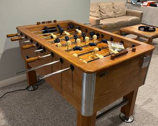 Lower Level:  A very nice HARVARD foosball table is also in great condition.  More photos follow.