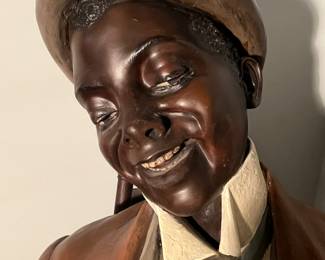 Lower Level:  Waldo is looking very sly in  his derby hat.